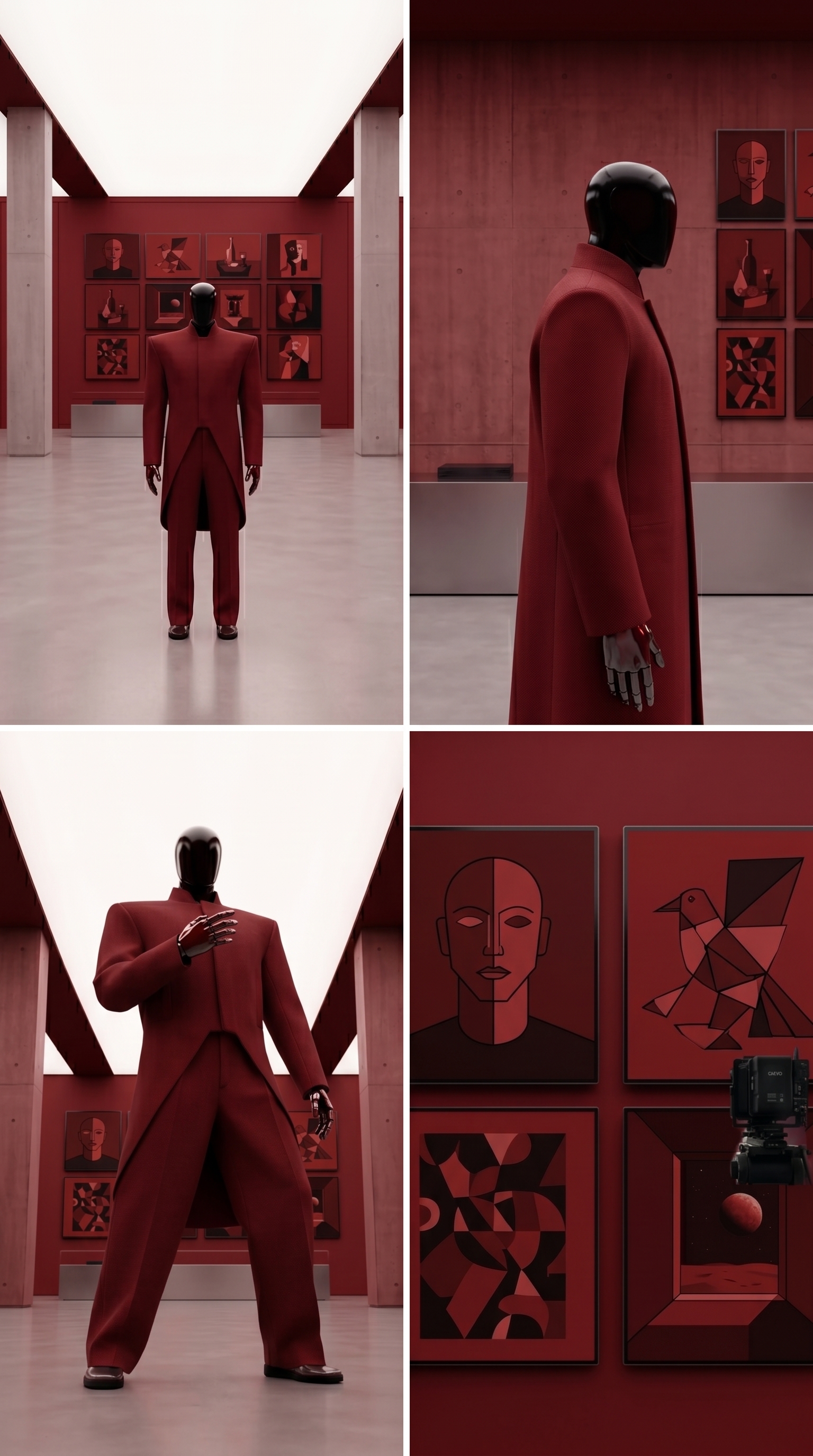 Scarlet Quad Portraits